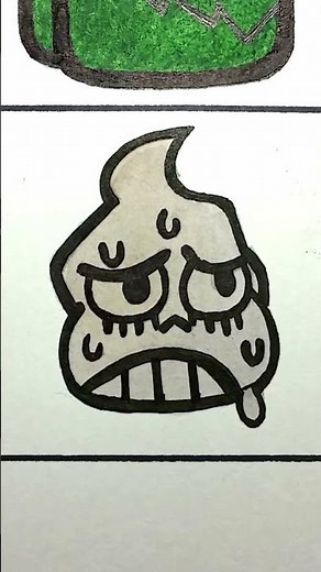 Draw Melty FNF icon easy drawing #shorts