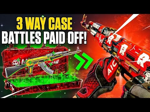 DOING 3 WAY CASE BATTLES ON HELLCASE FINALLY PAID OFF!?