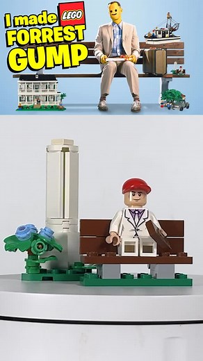 I made a Forrest Gump Lego theme! Check out the full video on YouTube! #legomoc #forrestgump #runforrestrun #lego #legoinspiration | Ibrickeditup