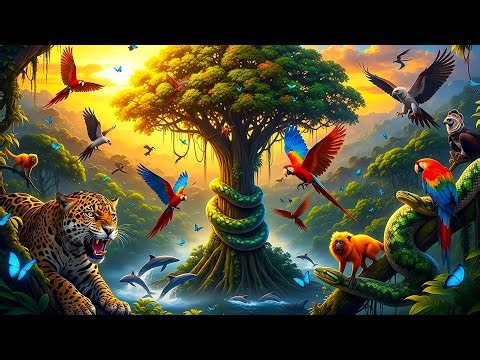 TOP 50 MOST BEAUTIFUL WILDLIFE ANIMALS – 4K HDR 120FPS Dolby Vision | LIVE Nature Sounds