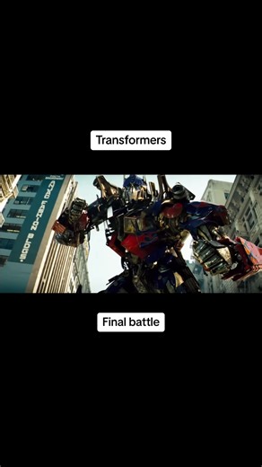 Transformers 2007 movie final fight scene