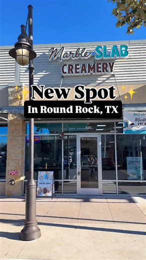 ✨NEW in Round Rock! Marble Slab Creamery is NOW OPEN Because in Texas… January is still ice cream season ☀️🍦 Since 1983, Marble Slab has been serving fresh, homemade, small-batch ice cream using the iconic frozen slab technique, dreaming up endless flavor possibilities 💭 💖 Why you’ll love it: 🍨 Fresh-made daily 🍬 Always Free Mix-Ins 🍌 Classics like Banana Split & bold creations like Cotton Candy 🥤 Shakes, 🎂 Ice Cream Cakes & 📦 Ice Cream To Go Infinite flavors. Endless imagination. Total