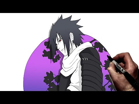 How To Draw Sasuke (Samurai) | Step By Step | Naruto