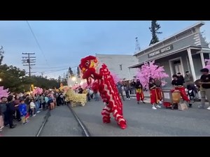 Cute Lion Dance at Festival