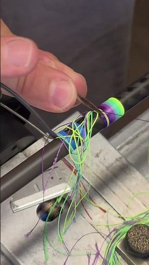 Today in Rodbuilding...I worked on faded guide wraps on a custom rod