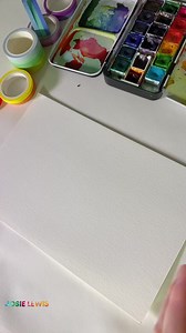 866K views · 4.1K reactions | Watercolor and washi #watercolor #artist | Josie Lewis Art | Facebook