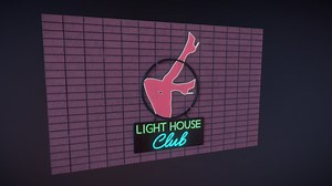 Night club sign - Download Free 3D model by Ethian74 (@mansta9)