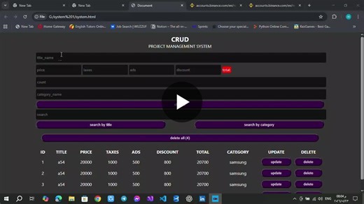 #iti #webdevelopment #javascript #html #css #crud #frontend #learningjourney #github | Hatem Mustafa | 12 comments