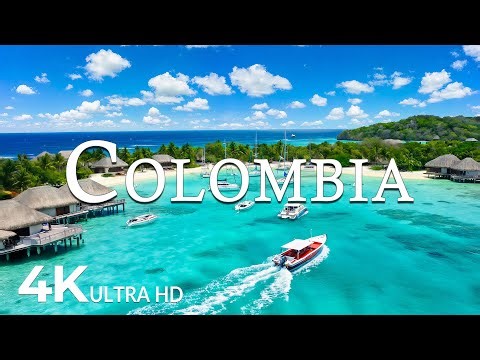FLYING OVER COLOMBIA(4K UHD) – Soothing Music Along With Beautiful Nature Video - 4K Video UHD #2