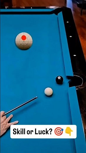 Unbelievable Pool Trick Shot: Pure Skill or Crazy Luck? 🎱🤯
