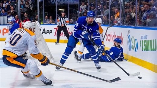 Highlights: Predators at Maple Leafs (10/14) Stream of National Hockey League