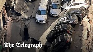 New York car park collapse: Concrete floors 'pancake' in packed multi-storey