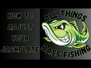How to adjust your jackplate