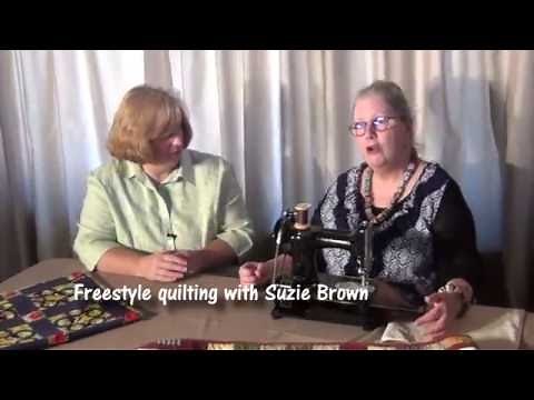 Singer Featherweight Freestyle Quilting with Suzie Brown