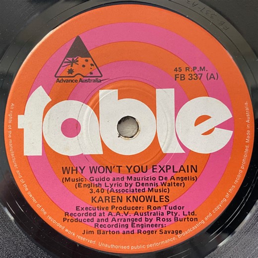Karen Knowles - Why Won't You Explain