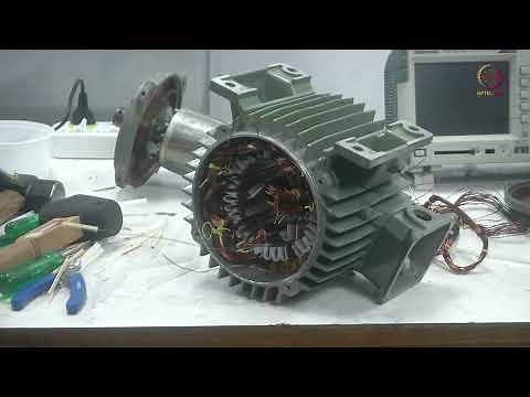 Lec 28 Lab Session on Re-winding of Induction Motor (Example: Double Layer Winding)