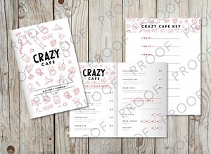 Crazy Cafe- Silly Mystery Dinner Menu for Parties - Etsy