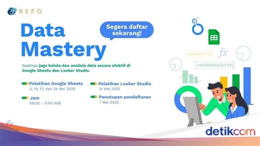 Kursus Visualisasi Data dengan Looker Studio & Sheets! Ikuti Kelas Data Mastery