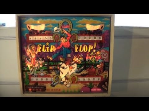 FLIP FLOP PINBALL MACHINE - BY BALLY 1976