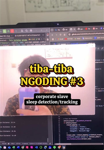 Deteksi Ngantuk Karyawan dengan Python