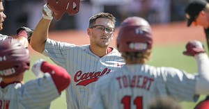 WATCH: Former South Carolina baseball star Jonah Bride hits first MLB home run