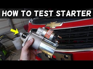 HOW TO TEST STARTER ON CHEVROLET GM GMC CADILLAC BUICK HOW TO KNOW IF STARTER IS BAD