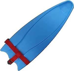 Adult One-Size Personal EVA Foam Kickboard with Straps for Water Exercise & Pool Training - Ideal for Beginners or Experts