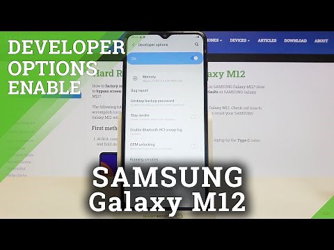 How to Enter Developer Options on SAMSUNG Galaxy M12 – Open Developer Mode