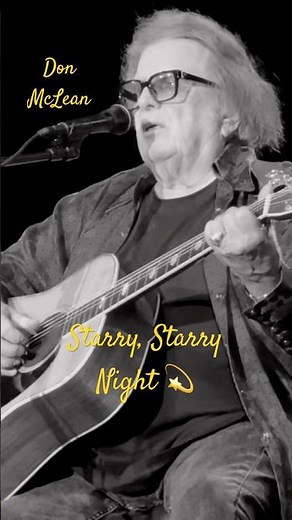 Don McLean (at 80) Sings “Vincent” — Beautiful Moment ❤️