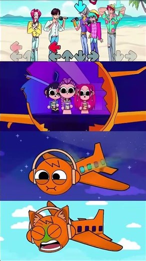 FNF Sprunki: The Epic K-pop Demon Slayer's Plane Challenge! #fnf #sodapop #sprunki