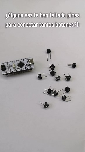 Conectar múltiples botones usando un solo pin de Arduino