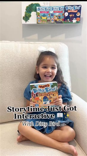 ✨Search & Find Fun✨ Comment BOOK 📚 and I’ll DM you all our favorite @dittybirdbooks books! 💛 https://liketk.it/5rKjZ 🐦 Interactive sounds on every page 👀 Encourages listening, focus, and attention to detail 🔋 Rechargeable for hours of play 🎶 Storytime meets playtime — your little one will love it! Perfect for toddlers who love music, movement, and discovering something new each time they open a book! 💕 #toddlerbooks #babybooks #learningthroughplaying #toddlermomlife #interactivebooks #tod