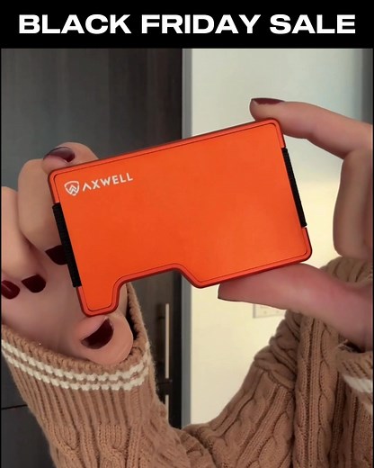 Tough never looked this good or cost this little! Axwell Wallet, now only $49! ✨ This exclusive deal is only available through Black Friday. Don’t miss out on upgrading your wallet for less. Get yours now! | Axwell