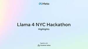 Catch the highlights from the Llama 4 Hackathon in NYC! You can now watch all the finalist presentations and workshops in the Llama Hackathon Playlist: https://bit.ly/4kPA07y Here's a few highlights from the event: - 164 AI developers from all over New York and beyond! - 38 projects submitted all using Llama 4 and Llama API - 6 incredible finalists spanning all kinds of impactful use cases, and impressive development - Influential judges from the AI space, workshops, and swag! Thanks to all the 