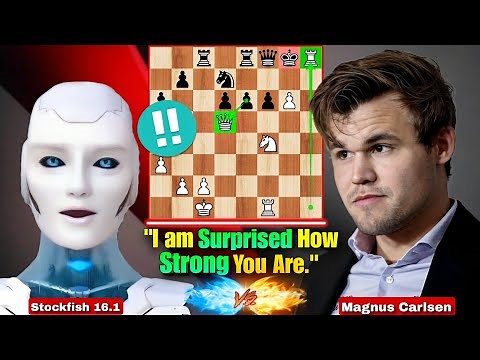 Stockfish 16.1 SHOWS His Real Power Against World Champion Magnus Carlsen | Chess Strategy | Chess