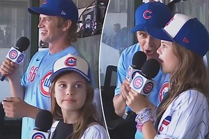 Hayden Christensen brings rarely seen daughter, 10, to Chicago Cubs game — and she looks just like mom Rachel Bilson