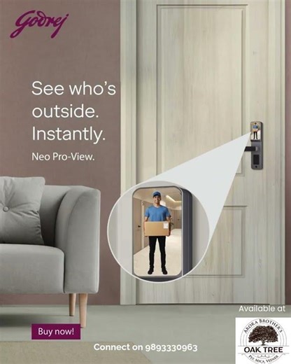 Smart digital locks at Oak Tree