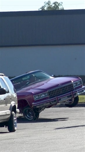 1976 Chevy Caprice 'Rag House' LOWRIDER doing circles, cruising in 3 wheel motion in Santa Ana, Orange County, California! 😎 | Skid Society