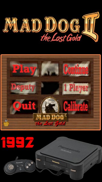 Mad Dog 2 The Lost Gold - Panasonic 3DO Gameplay