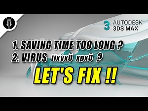 How to fix 2 common errors in 3dsmax | English Tutorial