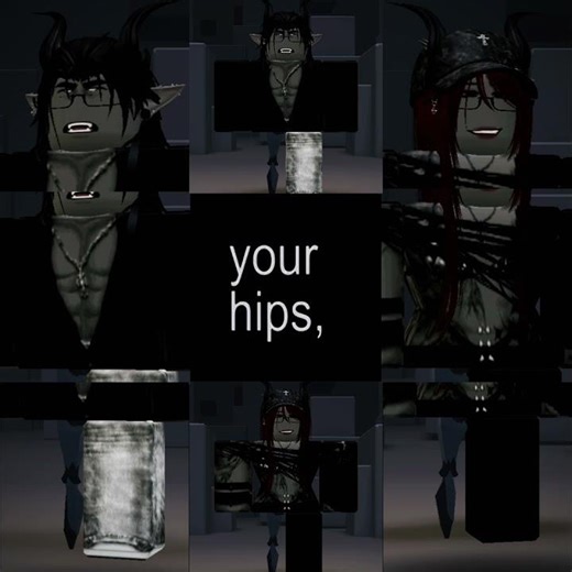 yr hips, ur thighs, they got me hypnotized #capcut #roblox
