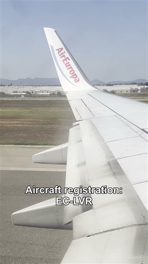 Air Europa Boeing 737 VLC takeoff #aviation #b737
