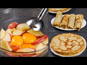 APPLE CREPES RECIPE | HOW TO MAKE APPLE CREPES | EASY BREAKFAST RECIPE | N'Oven Foods