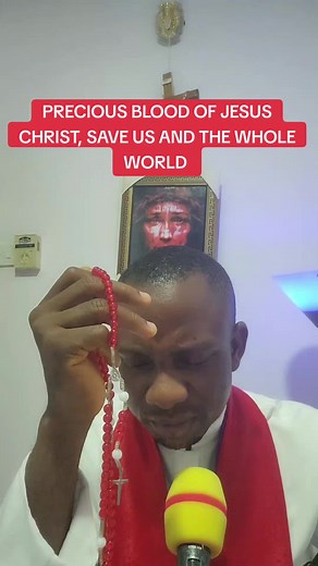 precious blood of Jesus Christ, save us and the whole world.