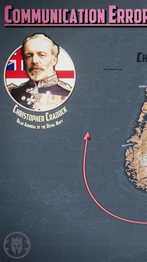 13K views · 170 reactions | Admiral Christopher Craddock's defeat at the Battle of Coronel on November 1, 1914, was a pivotal moment during World War I... | Kings & Generals | Facebook