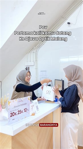 Djava Optik | Kacamata Minus Anti Radiasi • Photocromic on Instagram: "Baru pertama kali mau pakai kacamata dan bingung harus mulai dari mana? Tenang, crew store kita super friendly dan siap bantu. Mulai dari cek mata yang dengan RO sampai pilihin frame yang paling pas buat bentuk wajah kamu. 👓 Gak perlu sungkan buat tanya-tanya, karena kenyamanan mata kamu adalah prioritas kita. Let’s find your perfect pair with no stress🤗✨ 📍 Jl. Soekarno Hatta No. 21D, Malang ☎️ WA Order: 0851-3853-3725 #ka