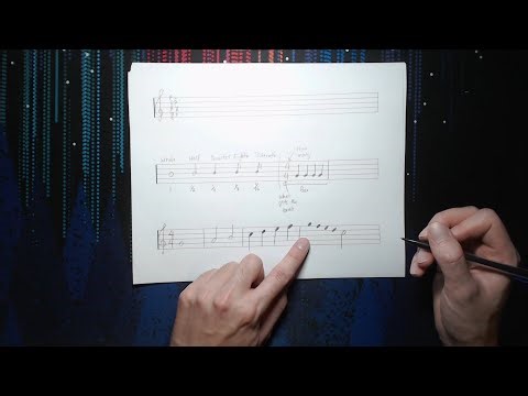 ASMR Music Theory Introduction: Notes, Pitch, Rhythm | Soft Spoken, Writing Sounds
