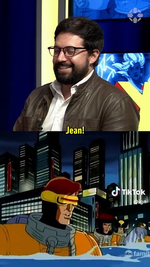 JEAN! JEAN! JEAAANNN! #xmen97 #raychase #cyclops #marvel #animation #jean #ign #interview #xmen #animated #series #show