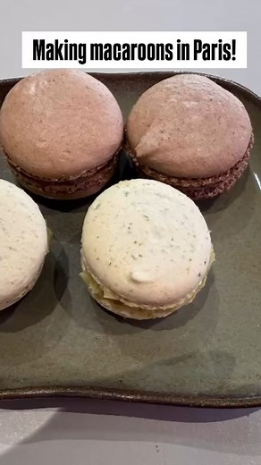 Macaron class in Paris! Yum! #paris #loveparis #macaroons #cookingschool #sugieonthemove #sugiedoesparis | Vicki Smith