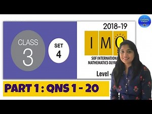Maths olympiad Olympiad Class 3 Level 2 | IMO Previous year Class 3 question paper - Part1